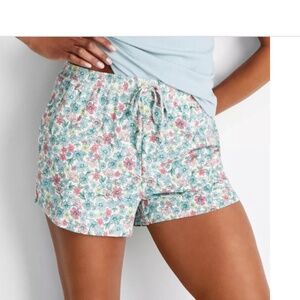 State of Day Women's Printed Pajama Sleep Shorts Summer Floral